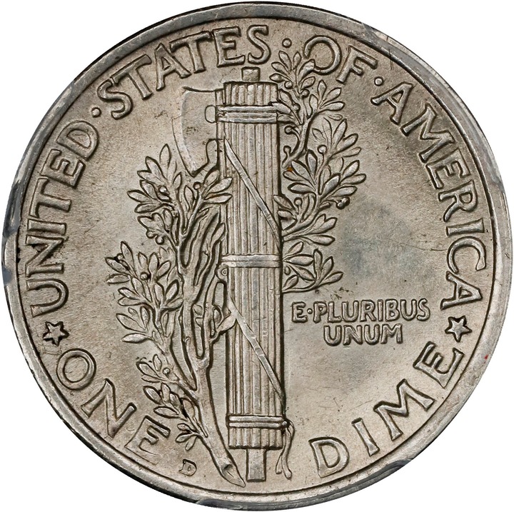 1919-D 10c MS FB AU55 FB thumbnail 8