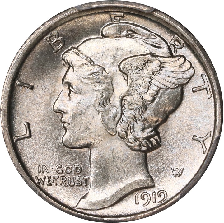 1919-S 10c MS thumbnail 3