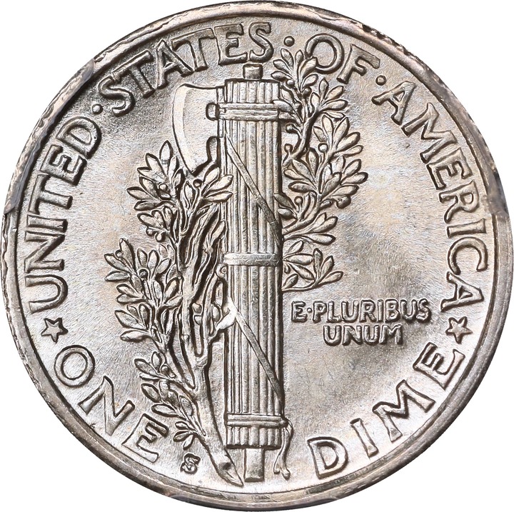 1919-S 10c MS64 thumbnail 4