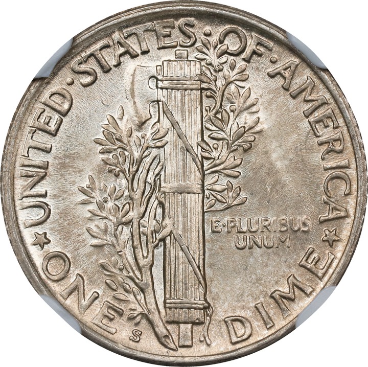 1919-S 10c MS64 thumbnail 2