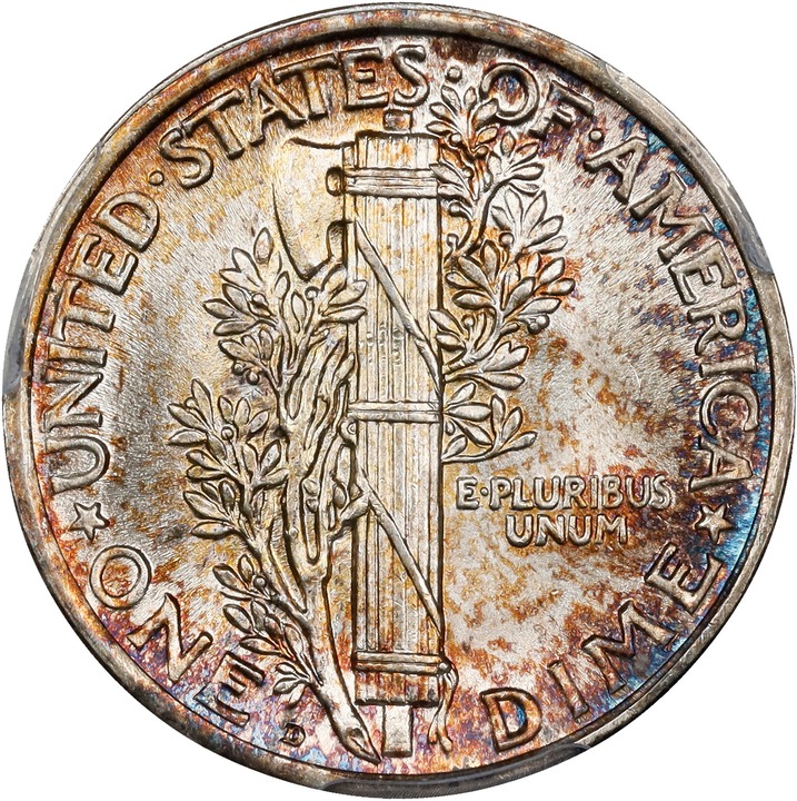 1920-D 10c MS FB MS66 FB thumbnail 4