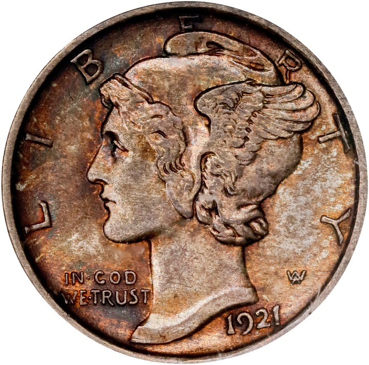 1921-D 10c MS FB thumbnail 3