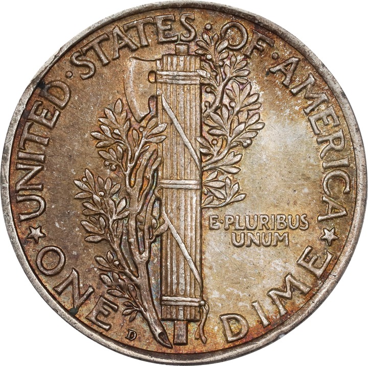 1924-D 10c MS FB MS64 FB thumbnail 2