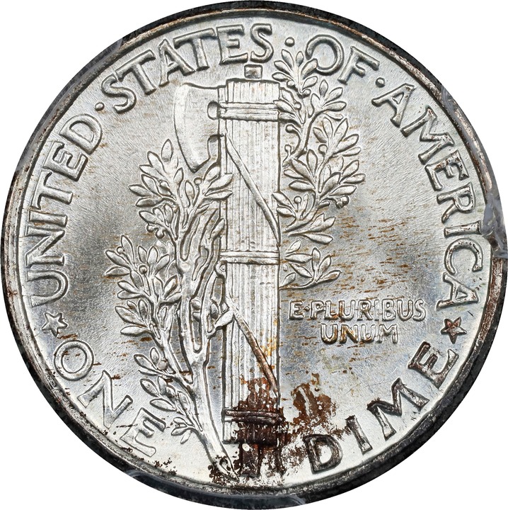 1925 10c MS FB MS66 FB thumbnail 2