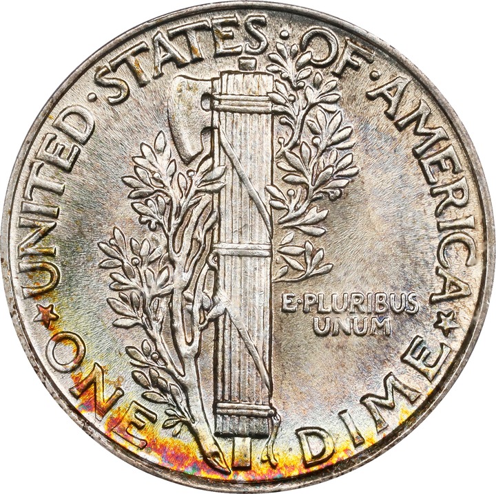 1927 10c MS FB MS65 FB thumbnail 5