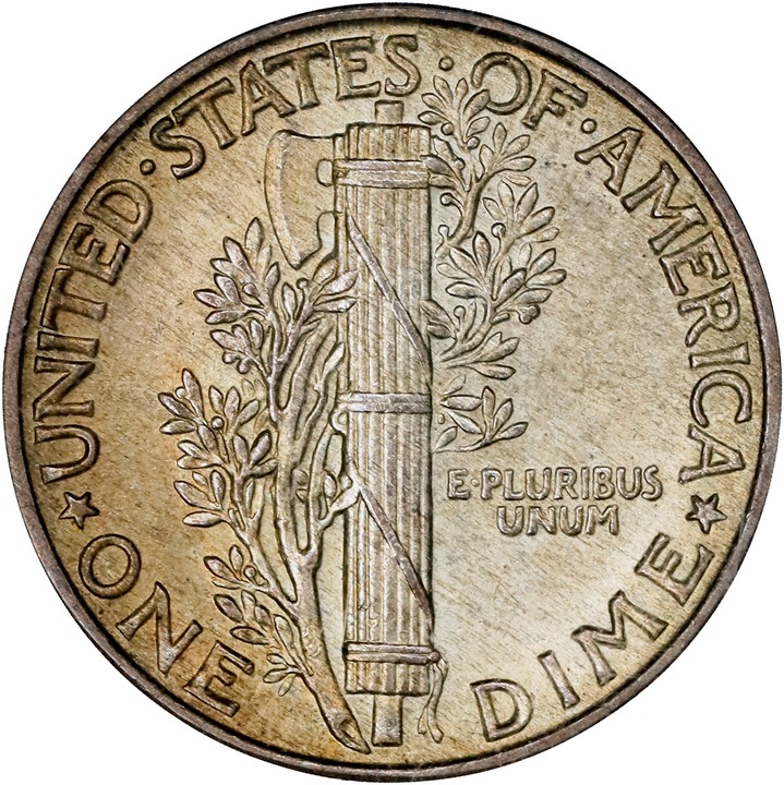 1927 10c MS FB MS65 FB thumbnail 2