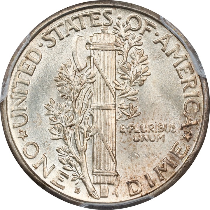1927-D 10c MS66 thumbnail 3