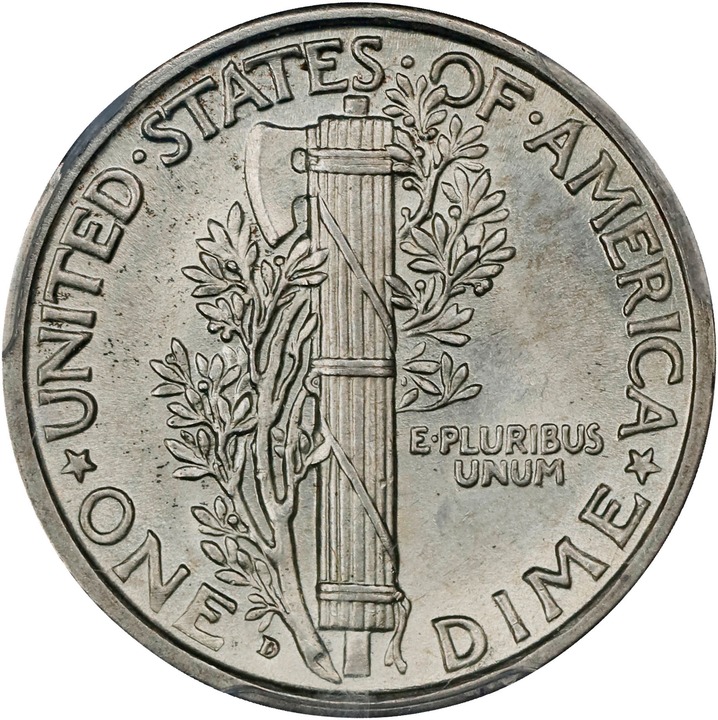 1928-D 10c MS FB MS62 FB thumbnail 2