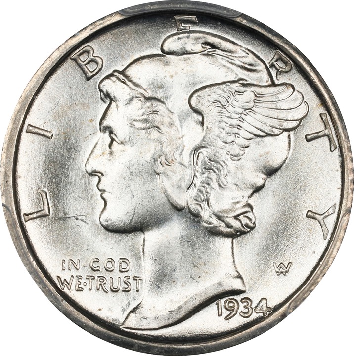 1934-D 10c MS thumbnail 2
