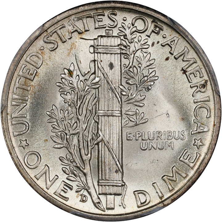 1937-D 10c MS FB MS67 FB thumbnail 2