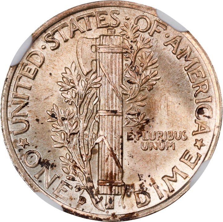 1937-D 10c MS FB MS66 FB thumbnail 4