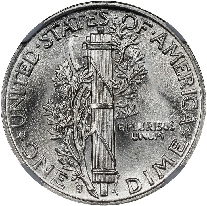 1942-S 10c MS FB MS67 FB thumbnail 2