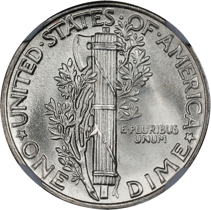 1943 10c MS FB MS67 FB thumbnail 2