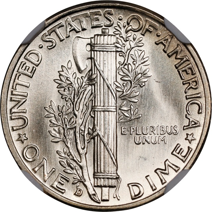 1943-D 10c MS FB MS67 FB thumbnail 8