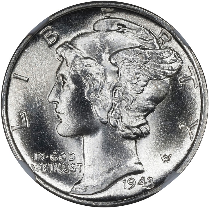 1943-D 10c MS FB thumbnail 13
