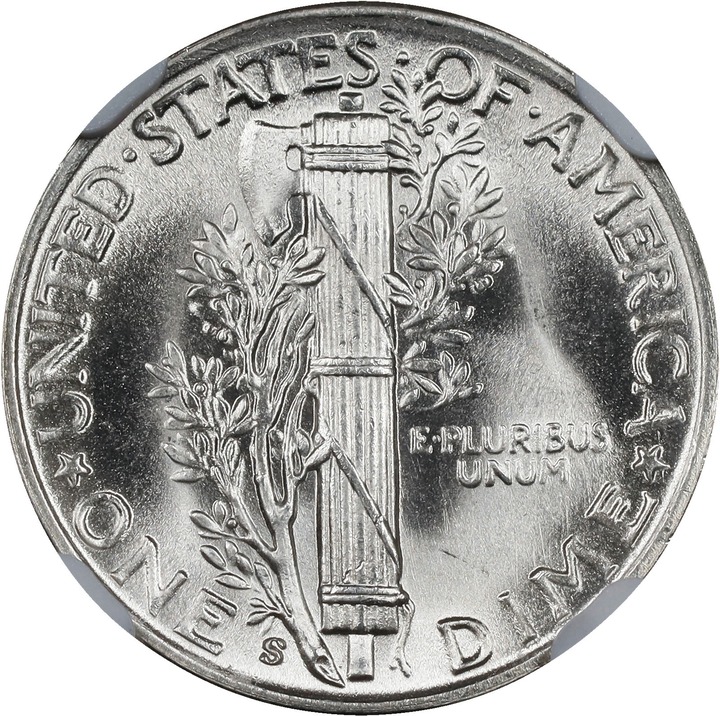 1944-S 10c MS FB MS67 FB thumbnail 2