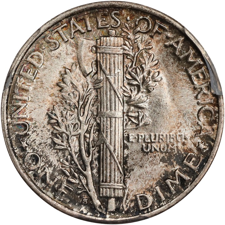 1945-S 10c Micro S MS69 thumbnail 19