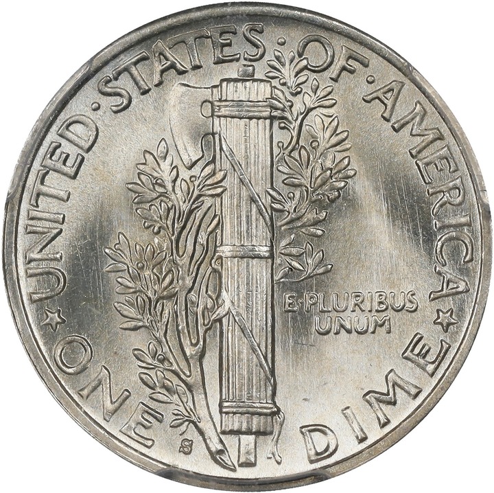 1945-S 10c Micro S MS FB MS62 FB thumbnail 22