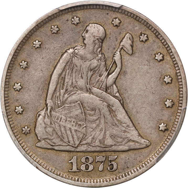 Image for 1875 20c XF45