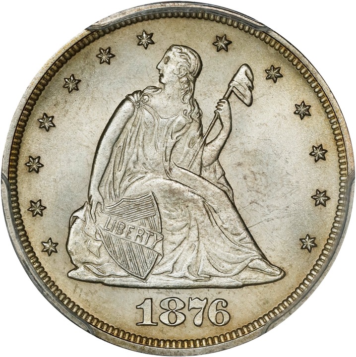 Image for 1876 20c MS65