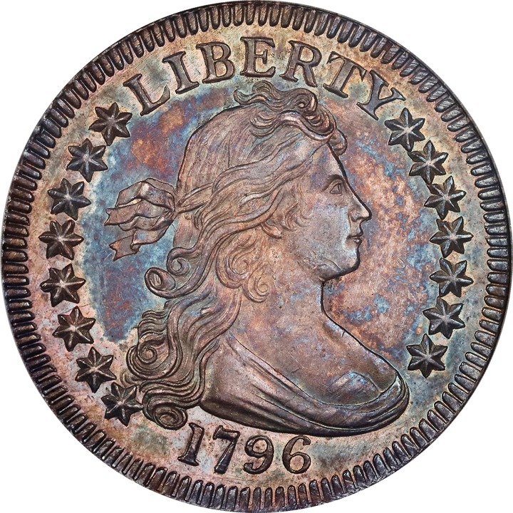 Draped Bust Quarter 25c Small Eagle, 1796 [Type] MS66 thumbnail 8
