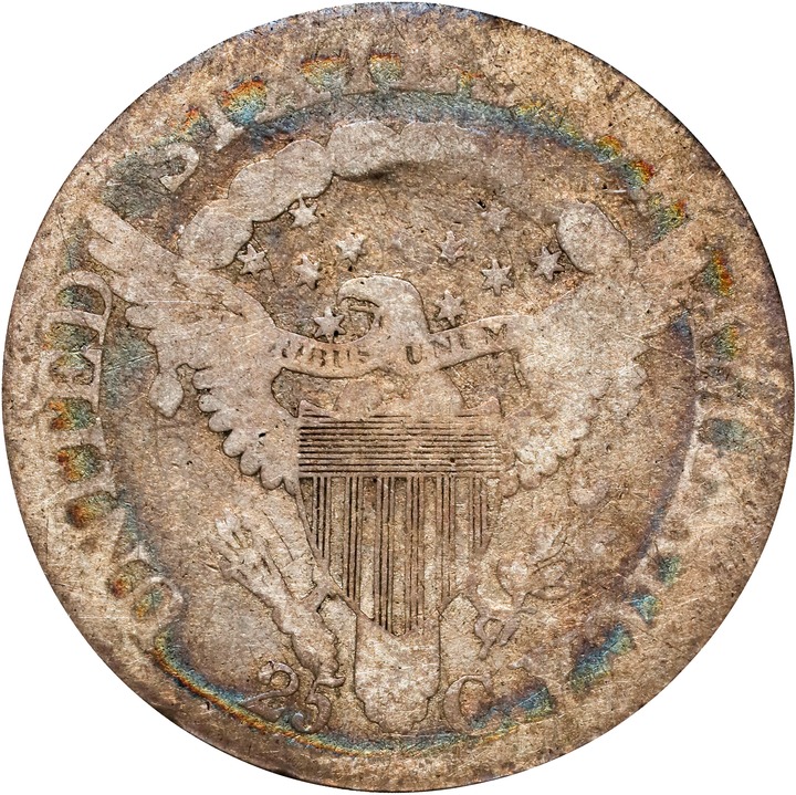 Draped Bust Quarter 25c Heraldic Eagle, 1804-1807 [Type] P1 thumbnail 8