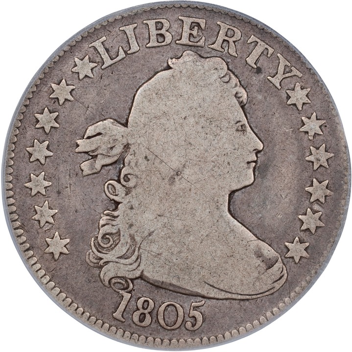 Draped Bust Quarter 25c Heraldic Eagle, 1804-1807 [Type] P1 thumbnail 15