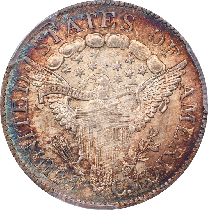 Draped Bust Quarter 25c Heraldic Eagle, 1804-1807 [Type] MS64 thumbnail 2