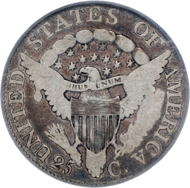 Draped Bust Quarter 25c Heraldic Eagle, 1804-1807 [Type] P1 thumbnail 12
