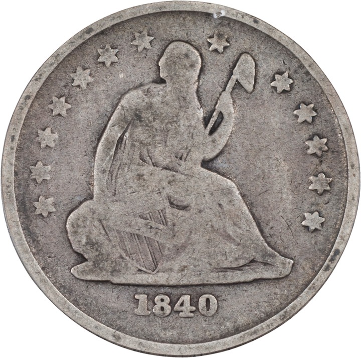 1840-O 25c No Drapery MS thumbnail 3