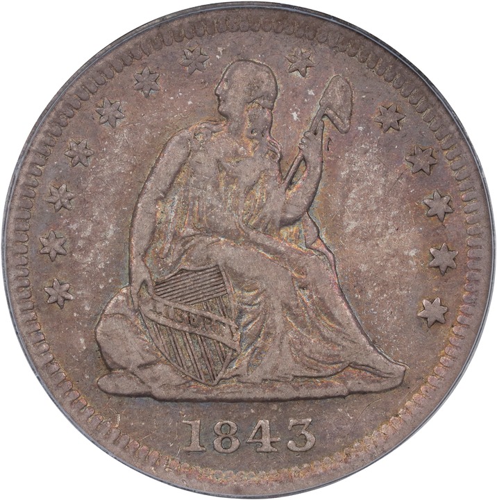 Image for 1843-O 25c Small O VF35