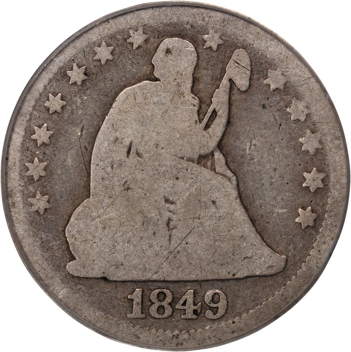 1849-O 25c MS thumbnail 2