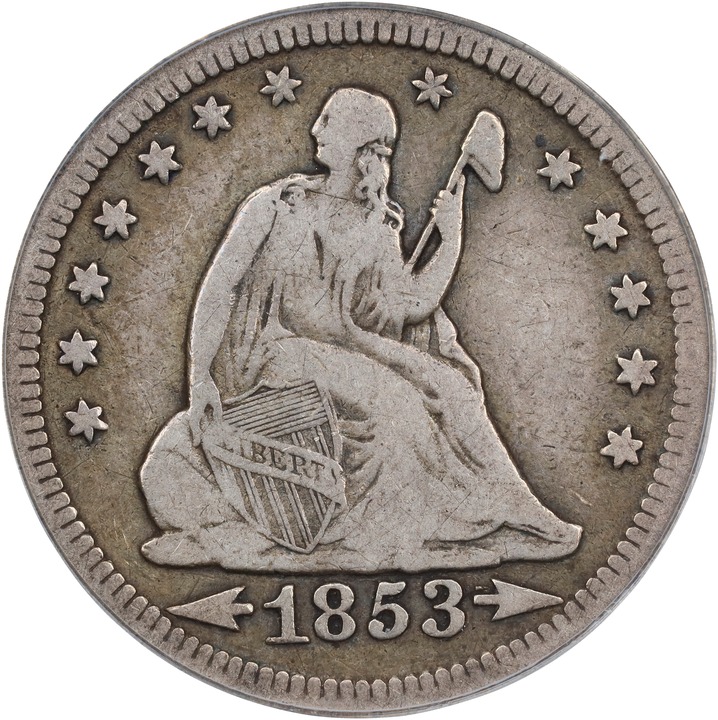 1853/4 25c Arrows & Rays MS thumbnail 2