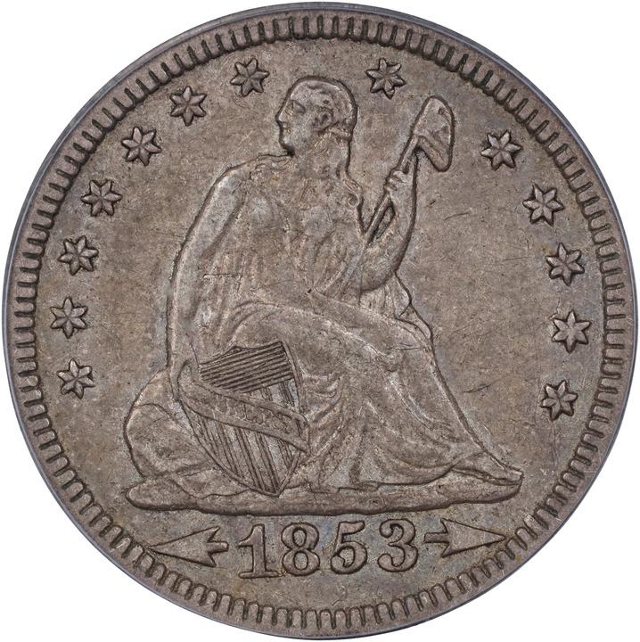 1853-O 25c Arrows & Rays MS thumbnail 3