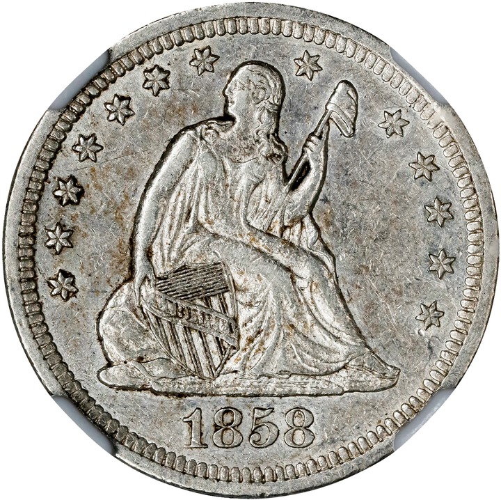 1858-S 25c MS thumbnail 2