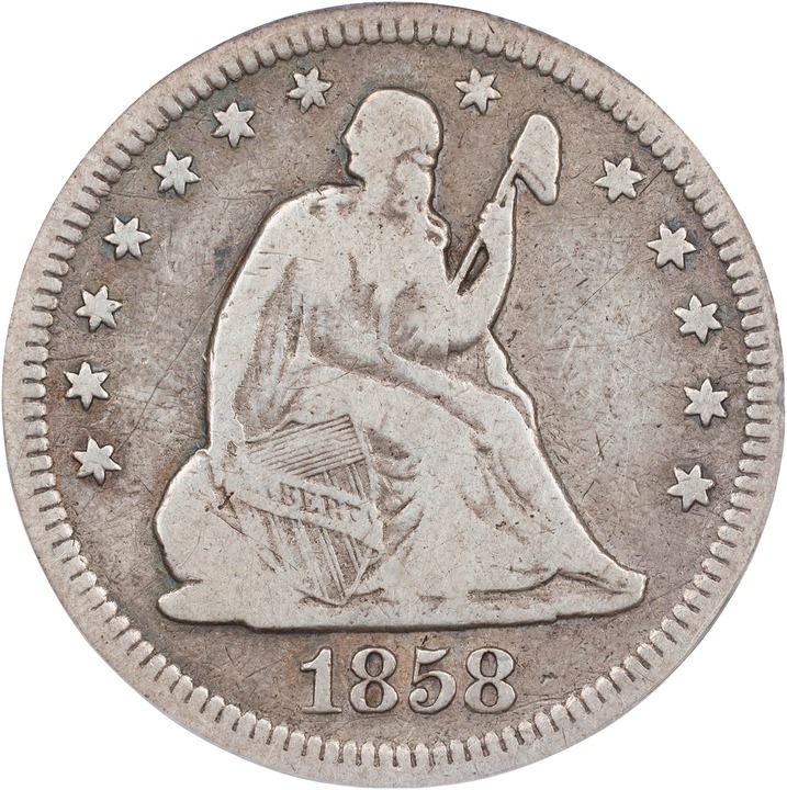 1858-S 25c MS thumbnail 3