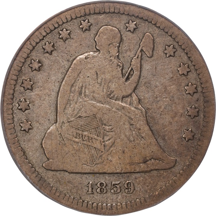 1859-S 25c MS thumbnail 4