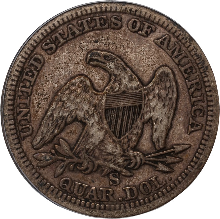 1864-S 25c AU58 CAC thumbnail 21
