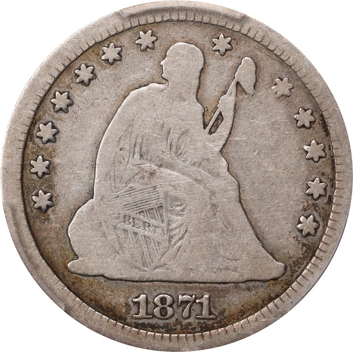 1871-S 25c MS thumbnail 3