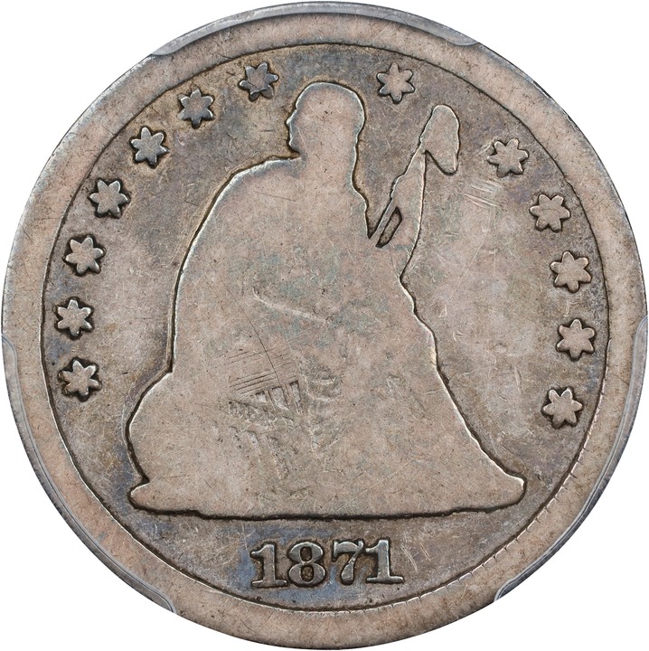 1871-S 25c MS thumbnail 4