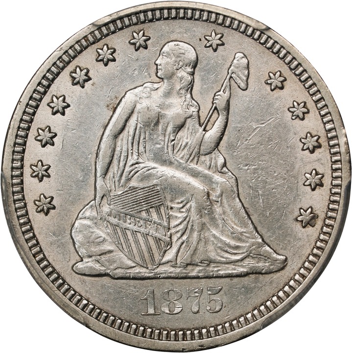 1875-CC 25c MS thumbnail 2
