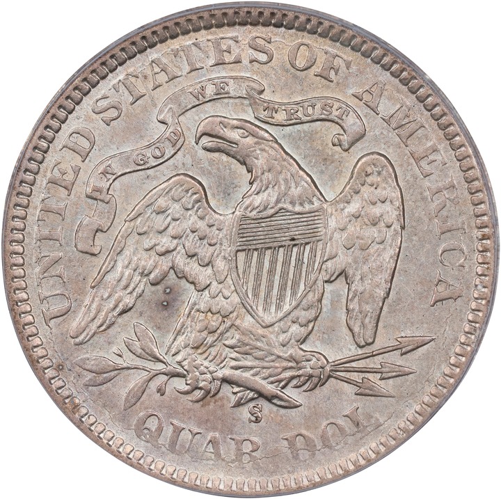1875-S 25c AU53 thumbnail 2