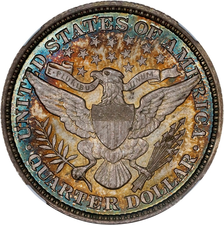 1892 25c AU53 CAC thumbnail 25
