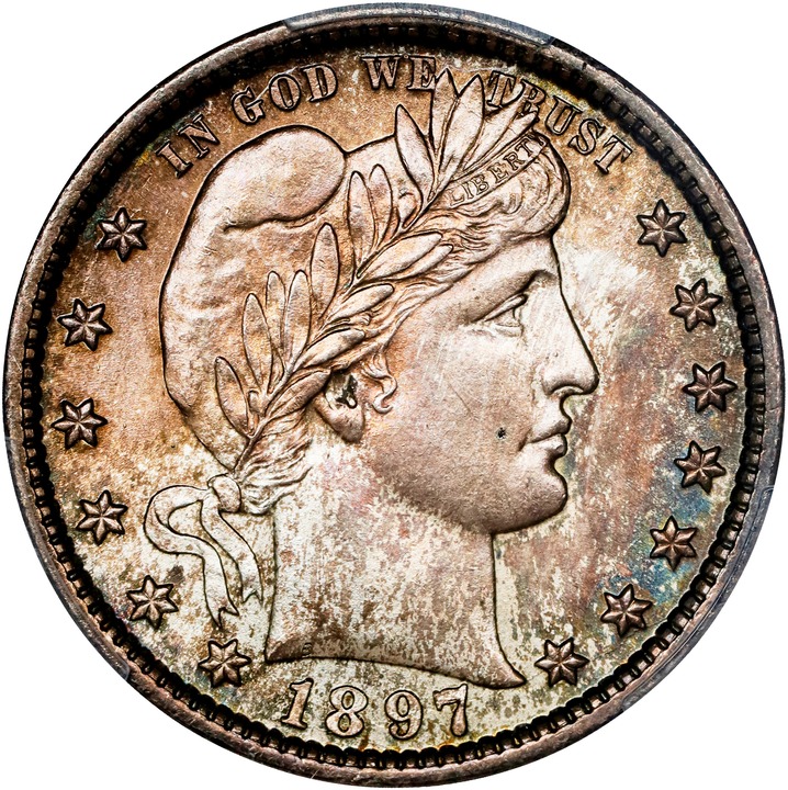 Image for 1897 25c MS65 CAC
