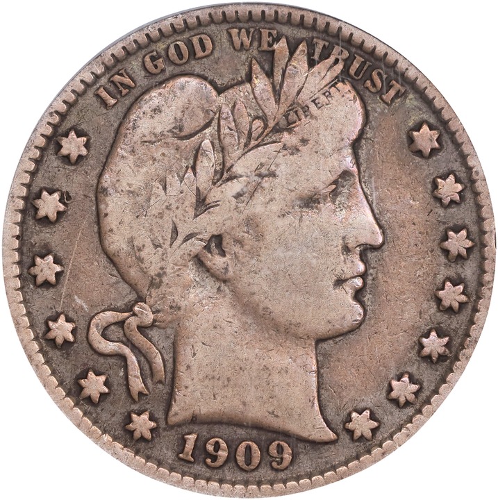 1909-S 25c AG3 CAC thumbnail 9