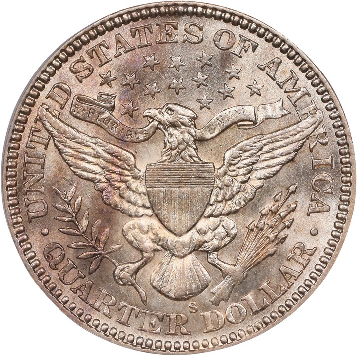 1915-S 25c AU58 thumbnail 4