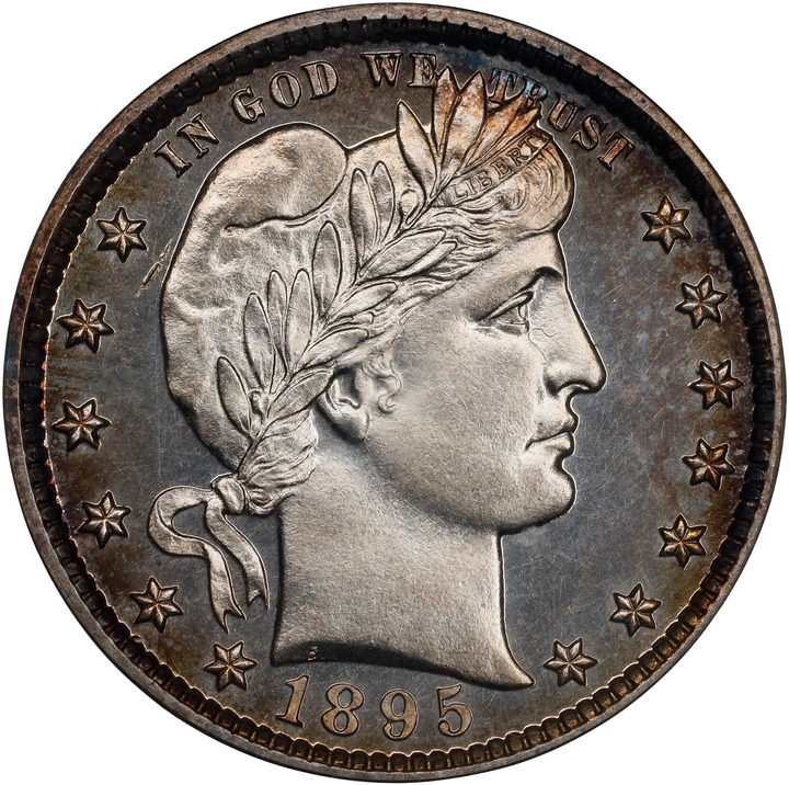 1895 25c AU58 thumbnail 13