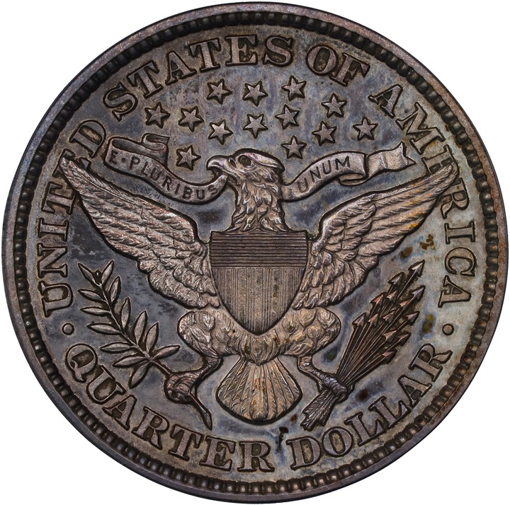 Barber Quarter 25c 1892-1915 [Type] PR62 thumbnail 4