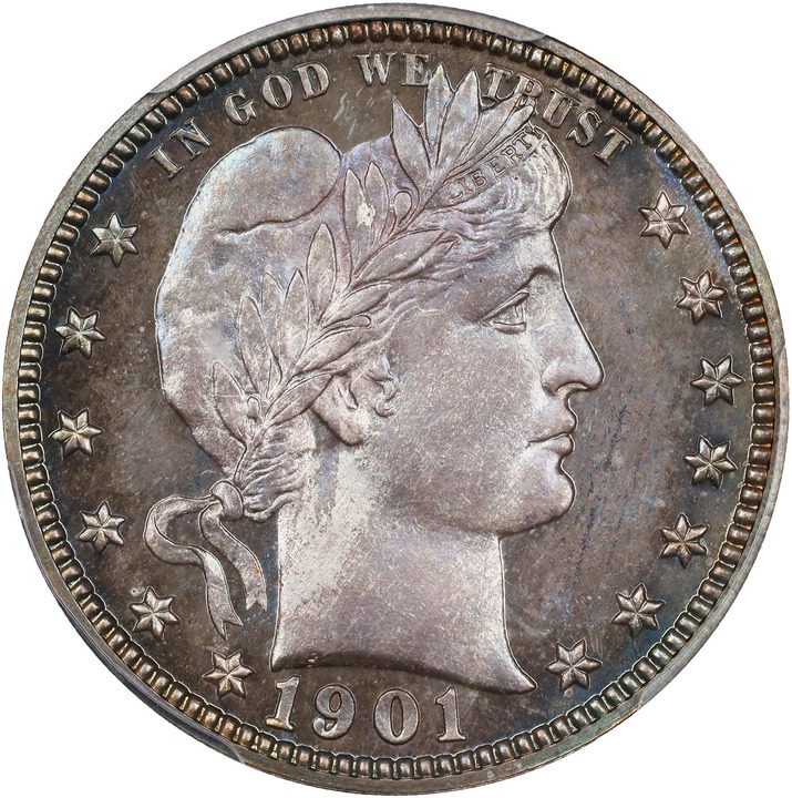 Image for 1901 25c PR67 CAC