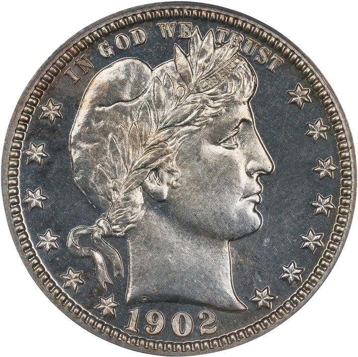 Image for 1902 25c PR63
